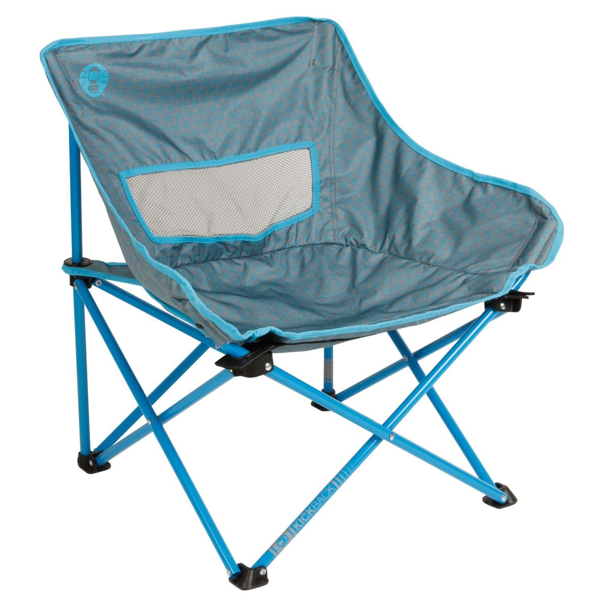 Coleman Kickback Breeze Chair, Blue, 18x18x26 in