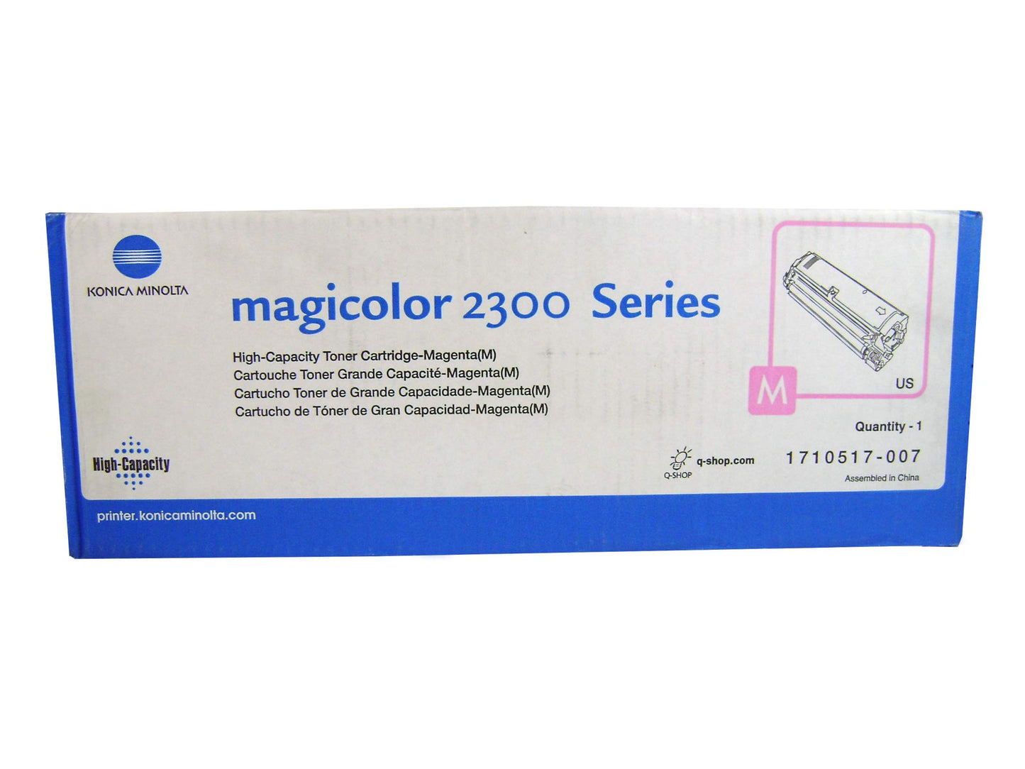 Konica-Minolta 1710517007 1710517007 High-Yield Toner, 4500 Page-Yield, Magenta
