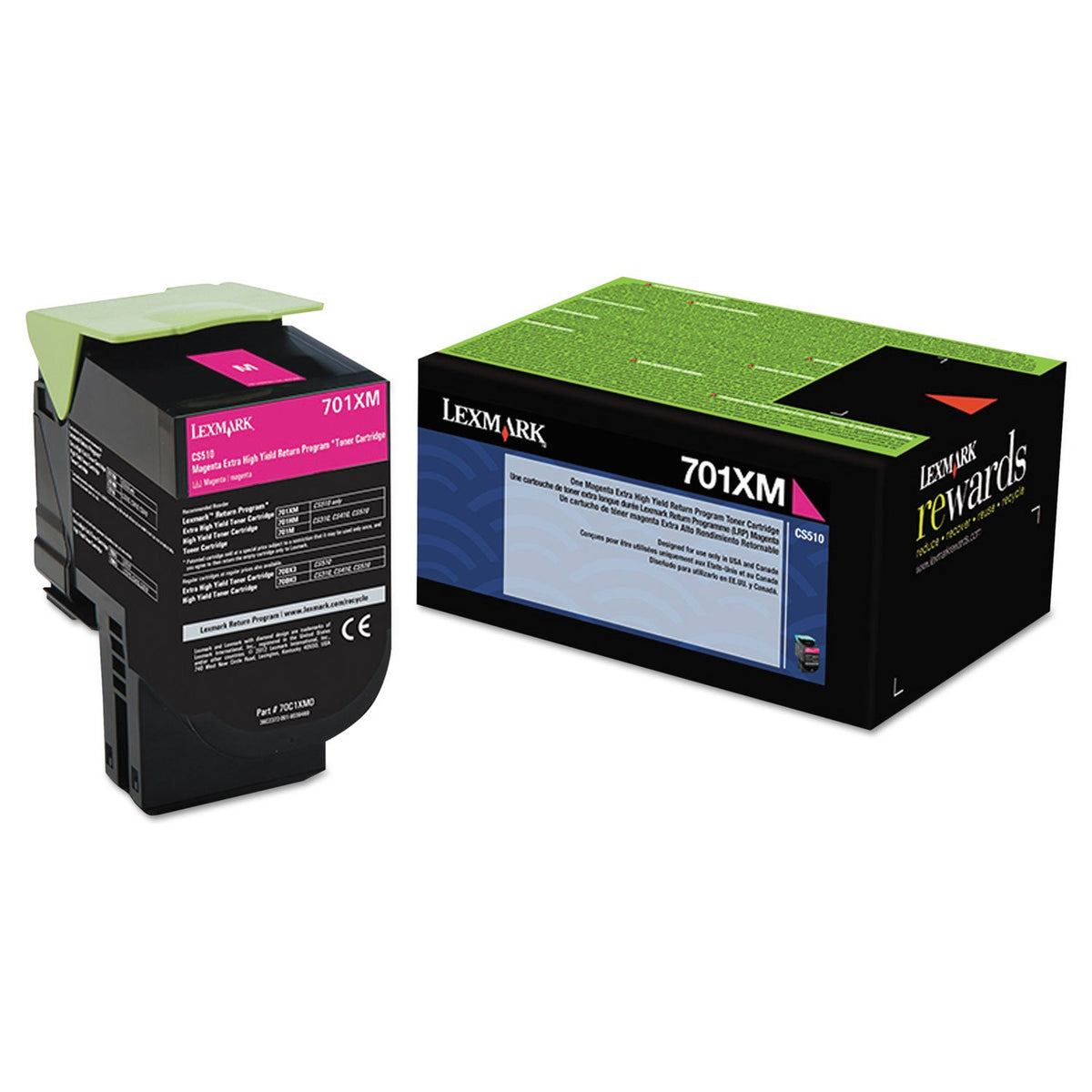Lexmark - Toner cartridge - Extra High Yield - 1 x magenta - 4000 pages - LRP / LCCP