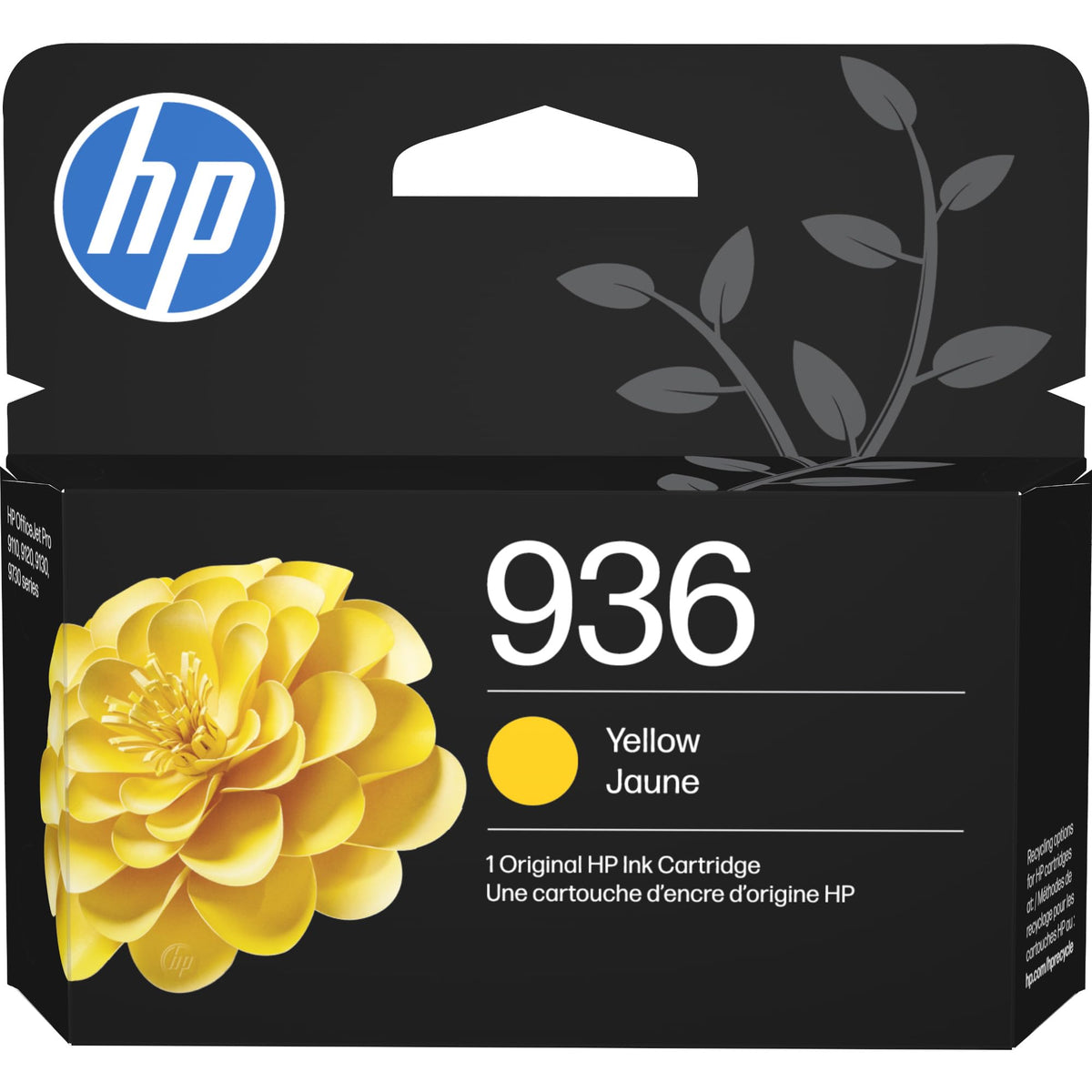 HP 936 Yellow Ink Cartridge | Works with OfficeJet 9120, Pro 9110, 9120, 9130, Wide Format 9730 Series | Eligible for Instant Ink | 4S6V1LN | Packaging May Vary, Pack of 24