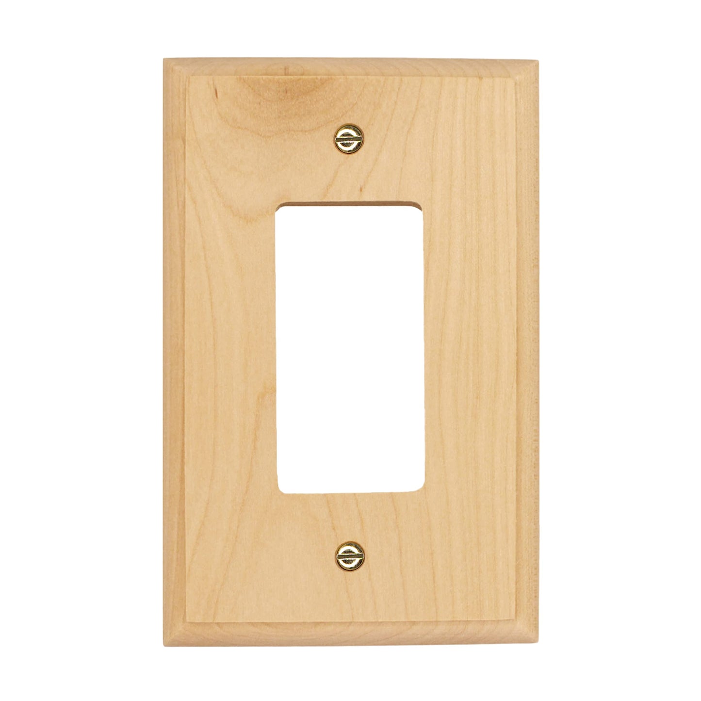 Atron Unfinished Wood Rocker Switch Plate 4-411R