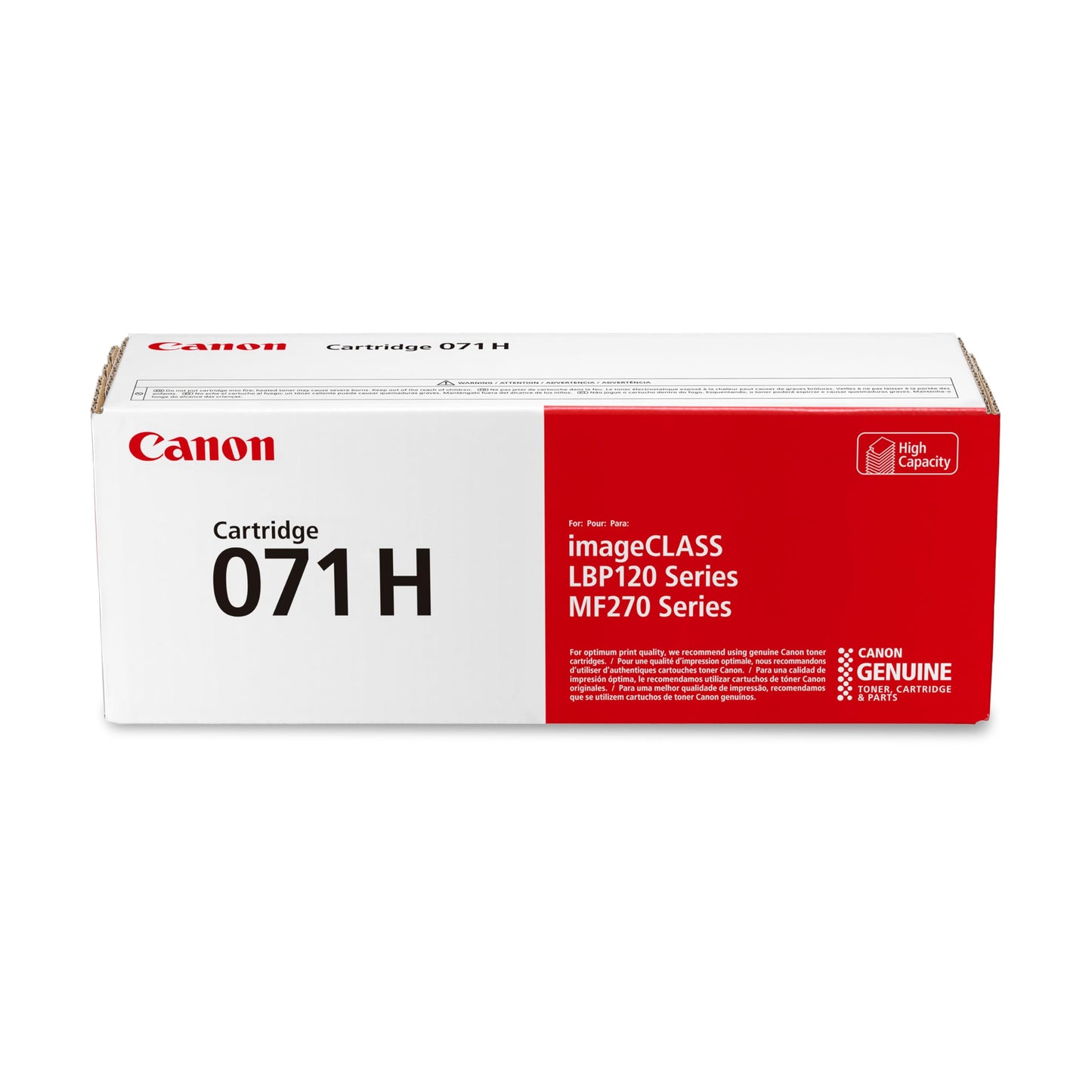 Canon 071H Black Toner Cartridge, High Capacity