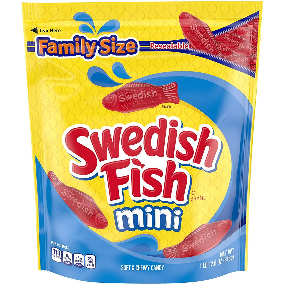 Swedish Fish Mini Red Candy 1.8 lb 4-Pack