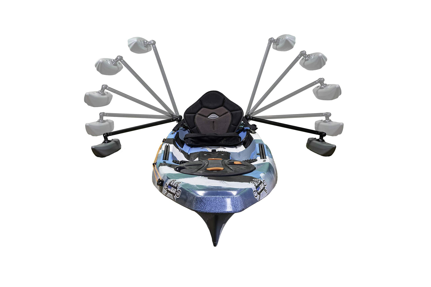 YakGear Kayak & Canoe Outriggers Gen 2 One Size