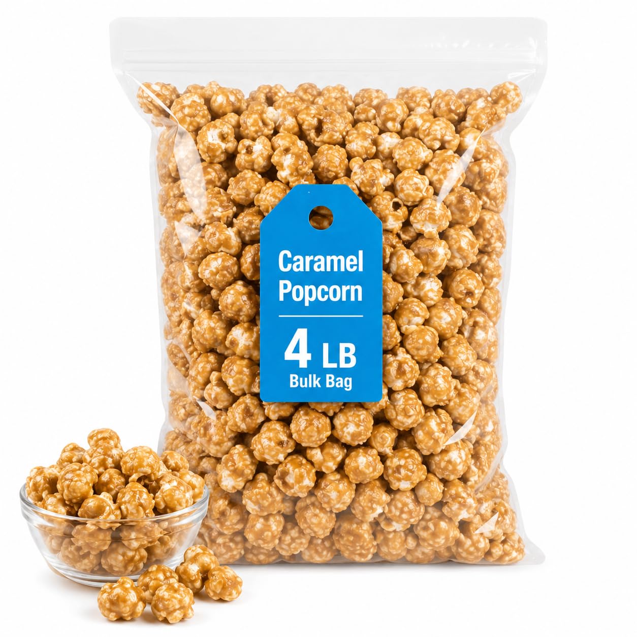 Stonehedge Caramel Popcorn 4 lb Bulk Bag
