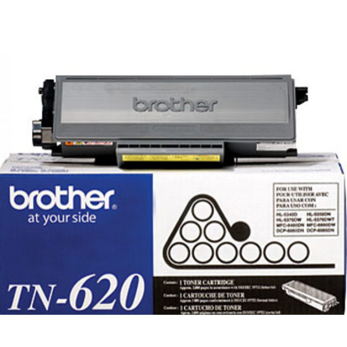 Brother TN620 - 1 - original - toner cartridge - for DCP 8080, 8085, HL-5340, 5350, 5370, MFC 8480