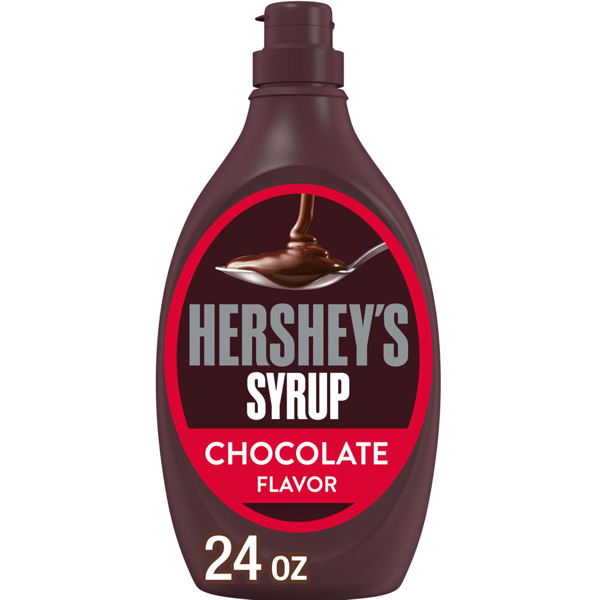 HERSHEY'S Chocolate Syrup Bottle, 24 oz., 24 ct.