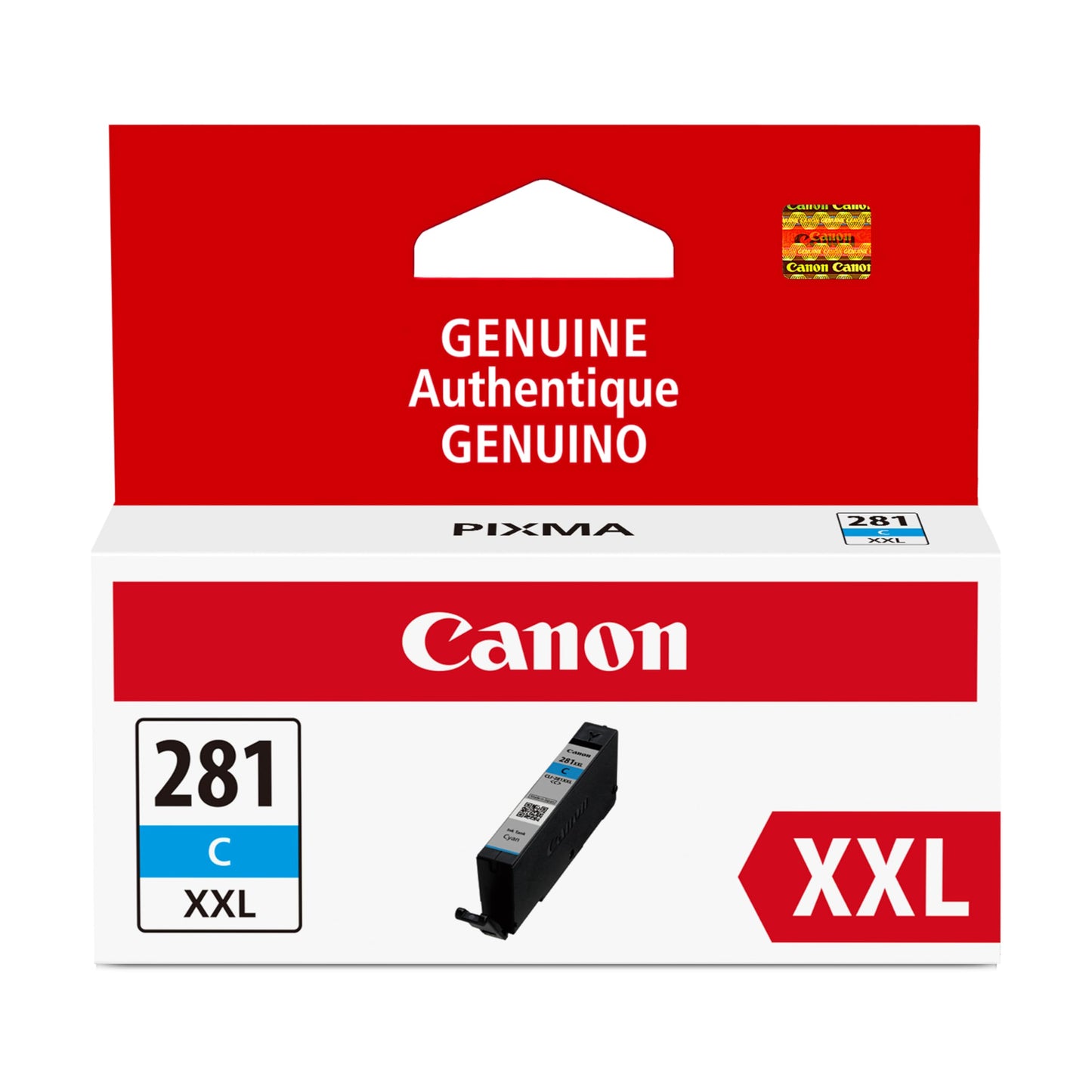 Canon CLI-281 XXL Genuine Cyan Ink Tank, Compatible with TR8520, TS9120,TS8120, TS6120, TS9521C/a, TS9520/a, TS8220, TS6220, TS8320, TS6320, TS702/a, and TR8620/a Series Printers