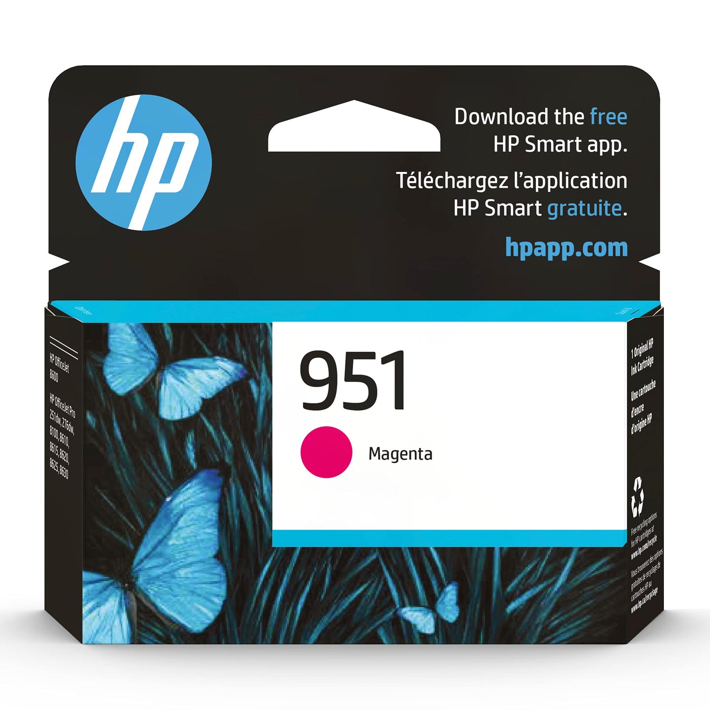 HP 951 Magenta Officejet Ink Cartridge CN051AN 700 Pages