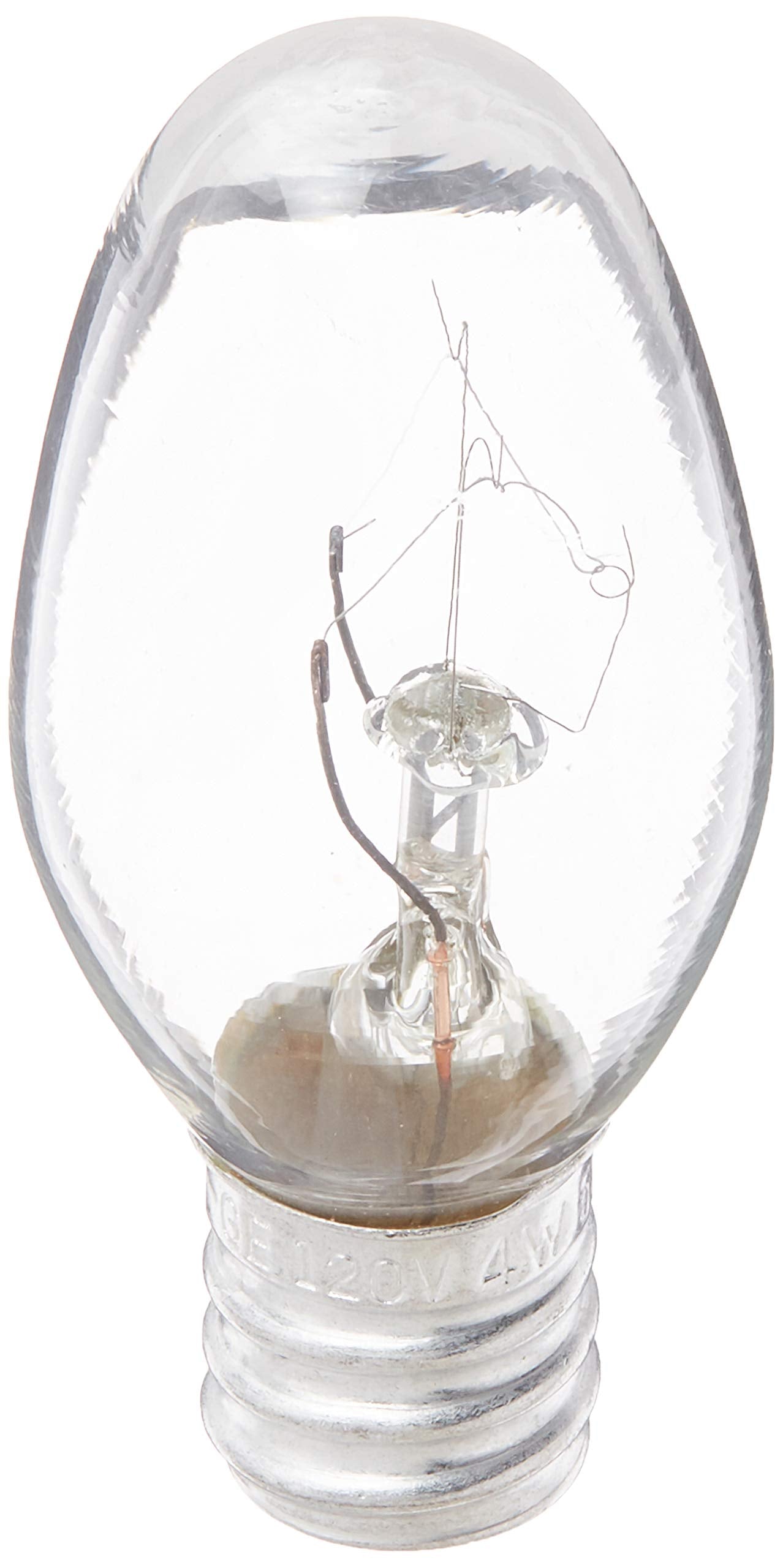 GE Night Light Bulb Standard 4W, Clear, 4-Pack (3 Packs)