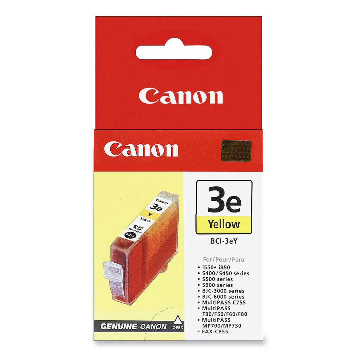 Canon Original BCI-3eY Yellow Ink Cartridge