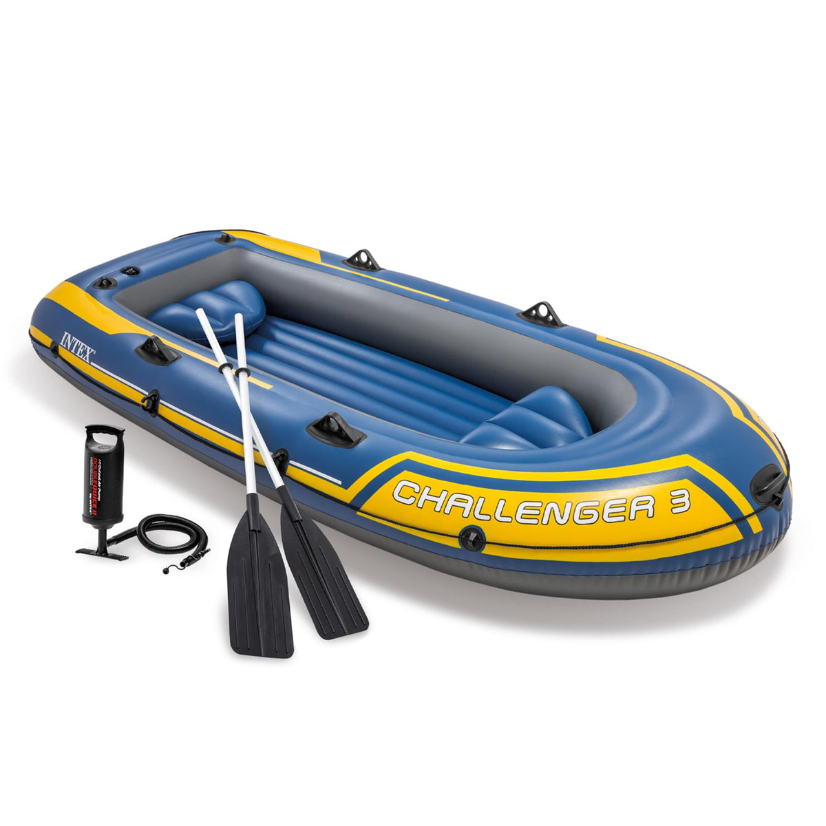 Intex Challenger 3 Inflatable Boat Set