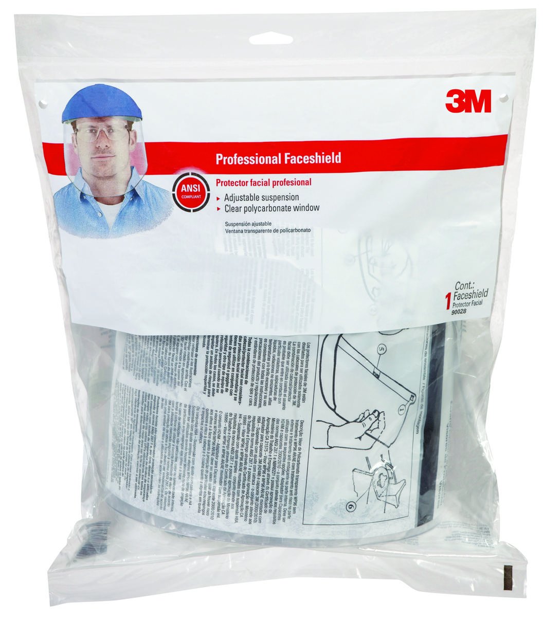3M 3M™ Face Shields, 90028H1-D