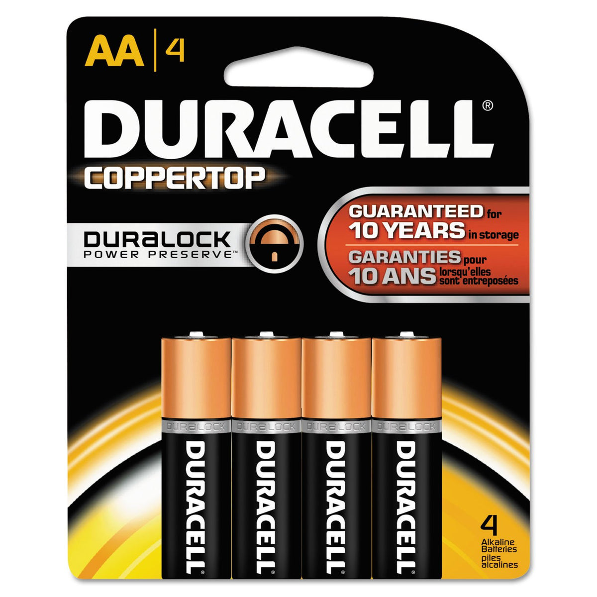 Duracell Alkaline Powerboost AA4 Battery, 4 Count