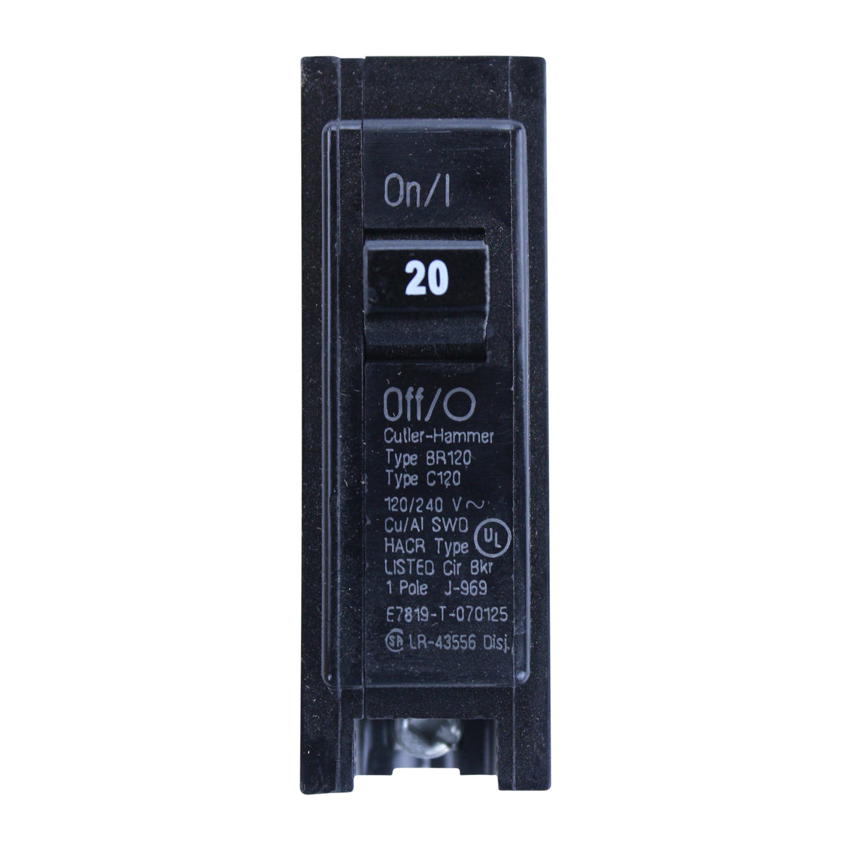 Eaton Cutler-Hammer BR Type Circuit Breaker 20A 120/240V 3-Pack