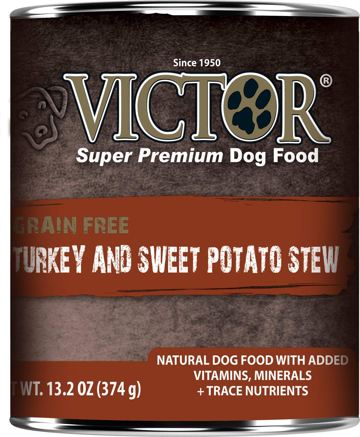 Victor Grain Free Turkey & Sweet Potato Stew Dog Food 13.2oz, 12-Pack