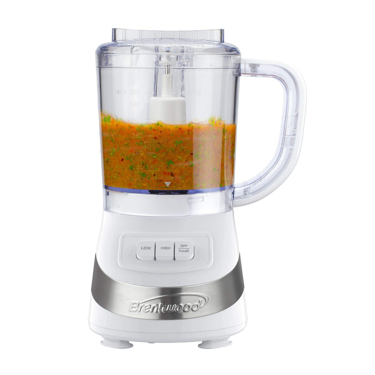 Brentwood FP-549W 3-Cup Food Processor White