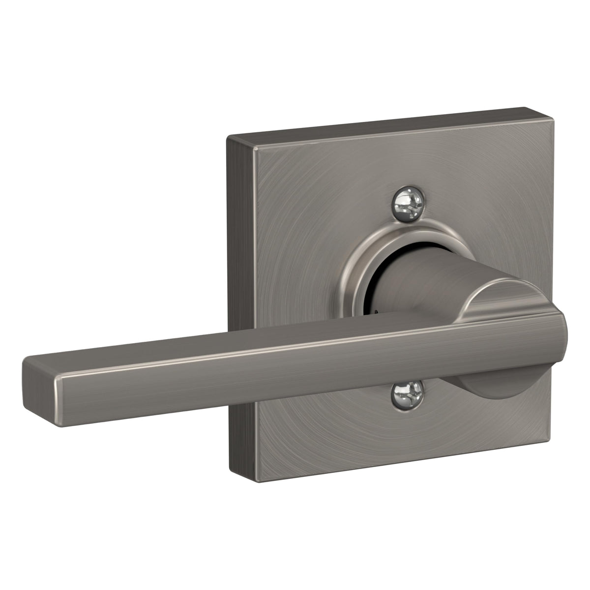 Schlage Latitude F170 Dummy Lever Collins Trim Satin Nickel