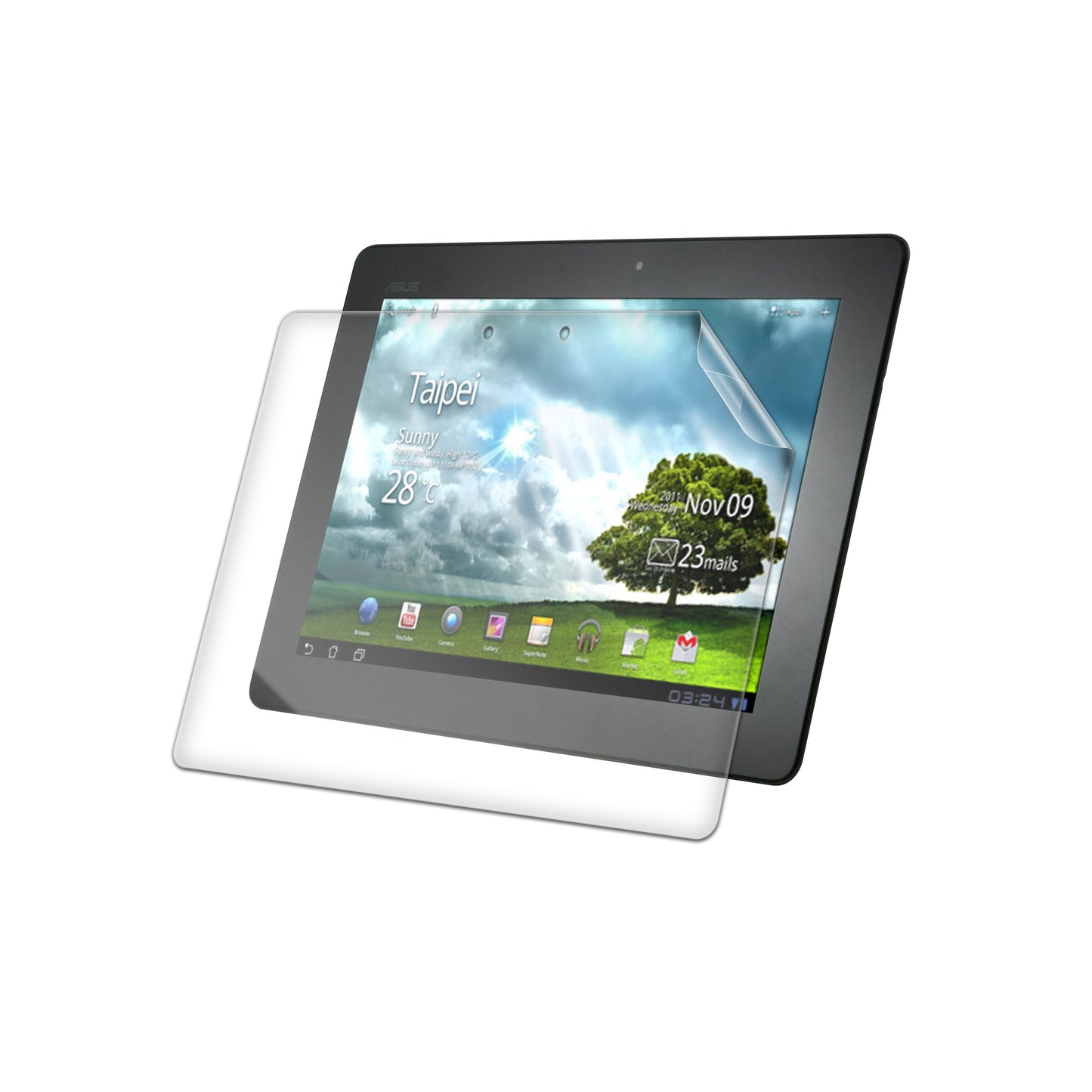 ZAGG invisibleSHIELD for Asus EEE Pad Transformer (ASUSTRANS)