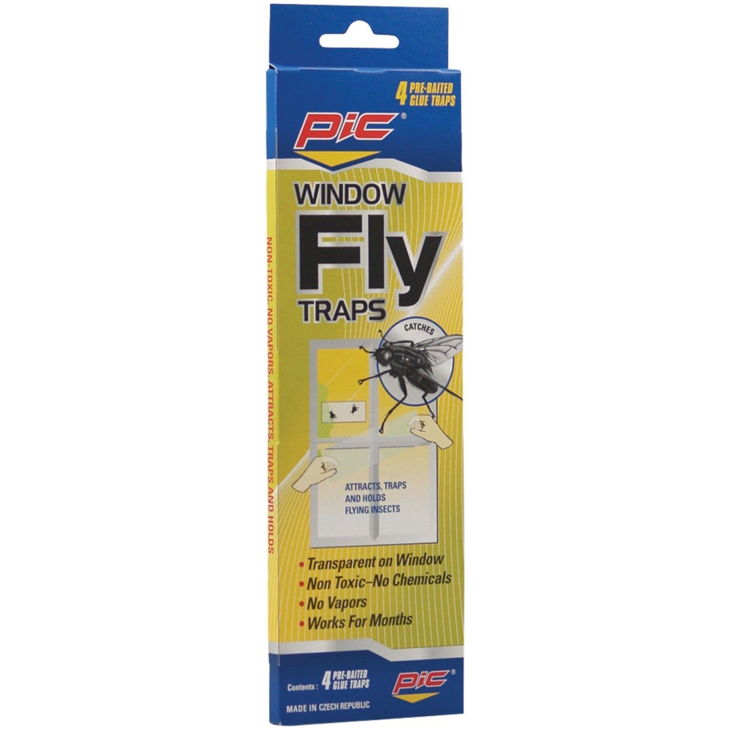Raid Window Fly Traps, 4 Traps