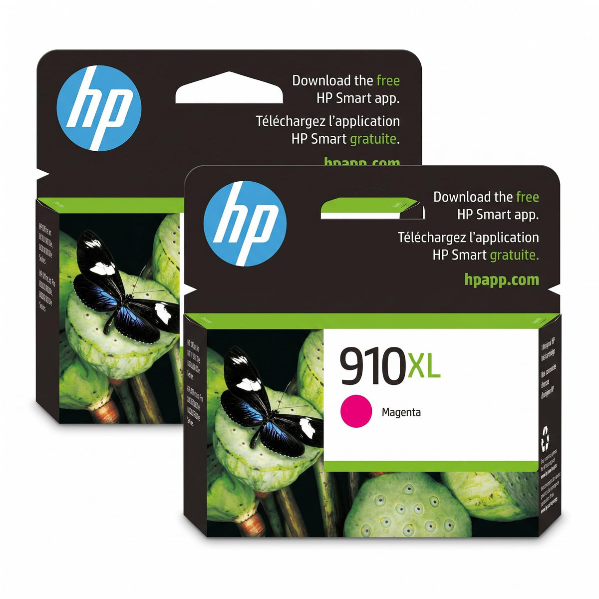 HP 910XL Magenta High-Yield Ink Cartridge | Works with OfficeJet 8010,8020 Series,OfficeJet Pro 8020,8030 Series | Eligible for Instant Ink-| 3YL64AN,(Pack of 2)