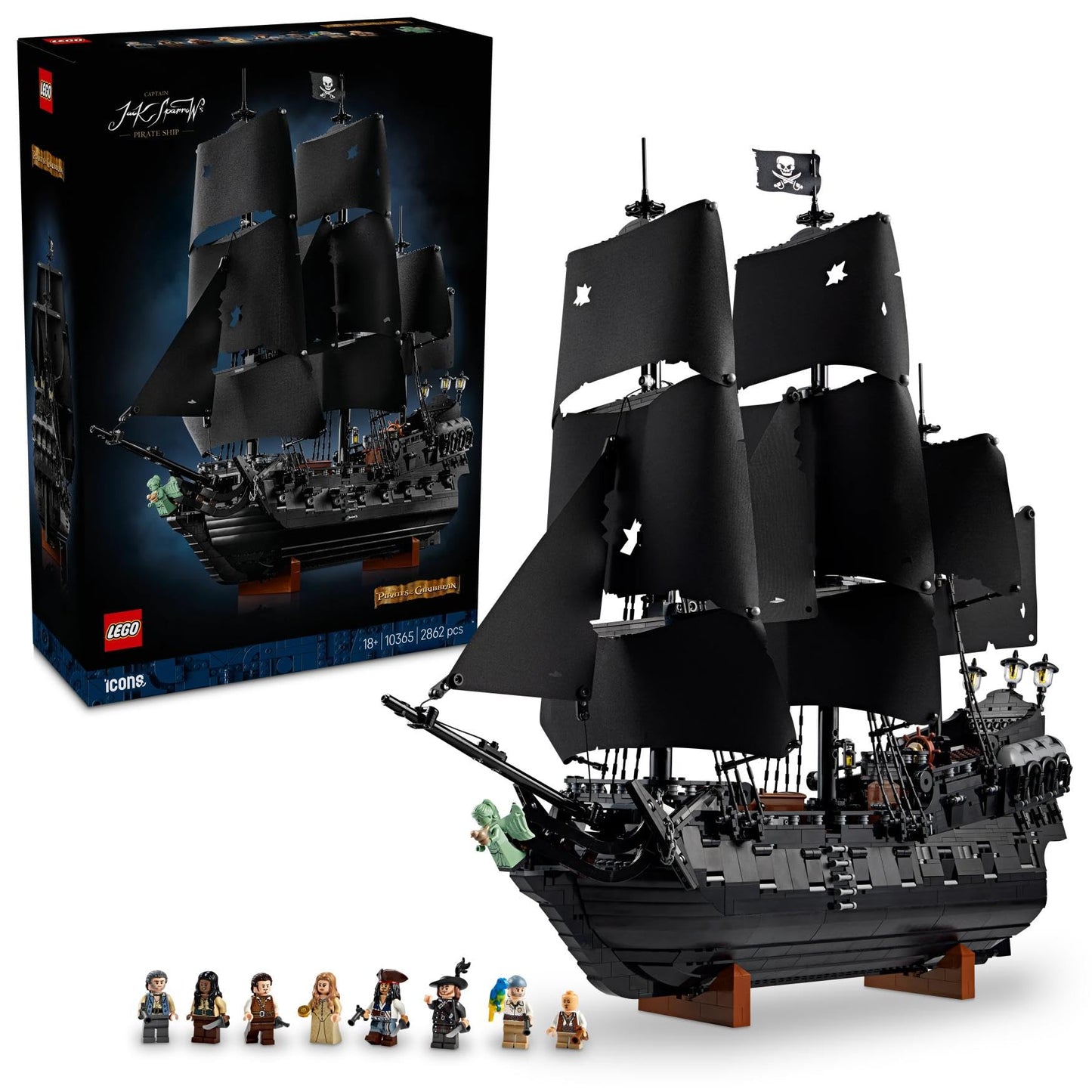 LEGO Icons Captain Jack Sparrow Pirate Ship 10365