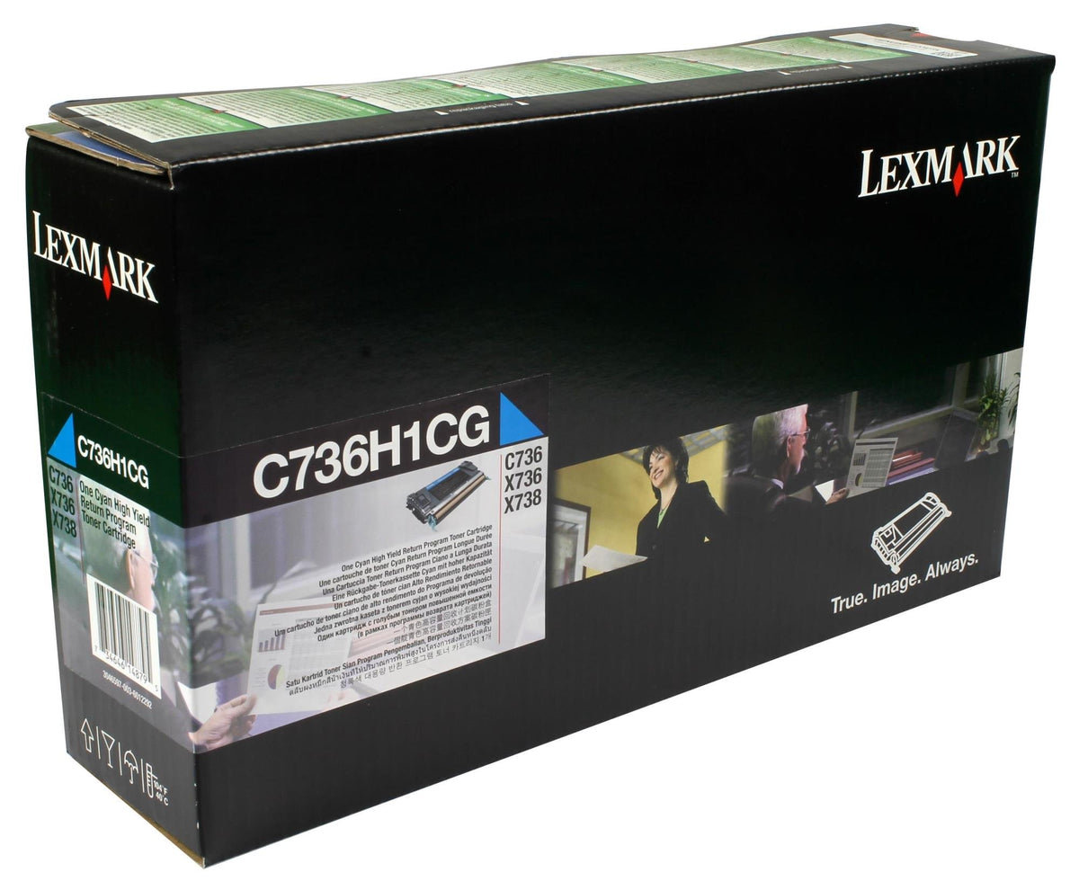 C736H1CG Toner, 10000 Page-Yield, Cyan by LEXMARK (Catalog Category: Computer/Supplies & Data Storage / Printer Supplies/Accessories) by Lexmark