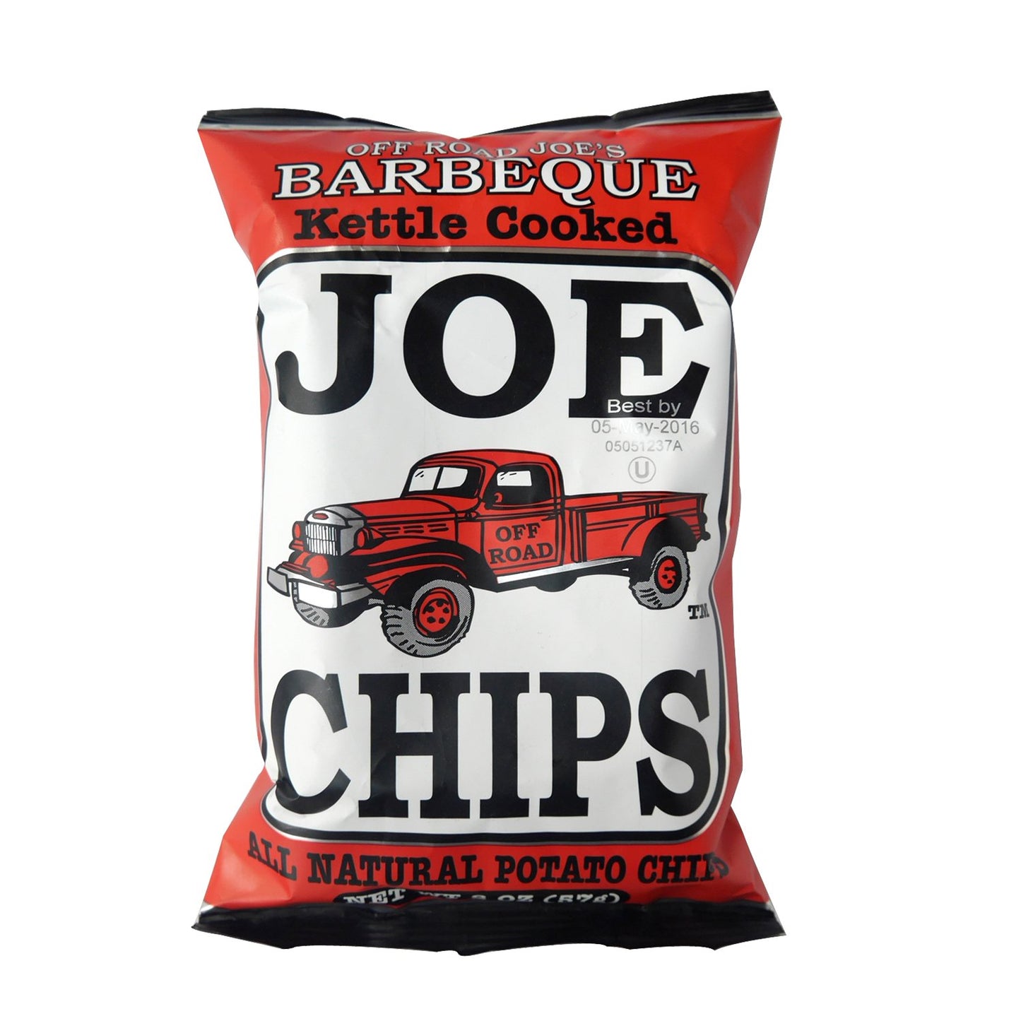 Joe Chips Kettle Cooked Barbeque Chips 2 oz