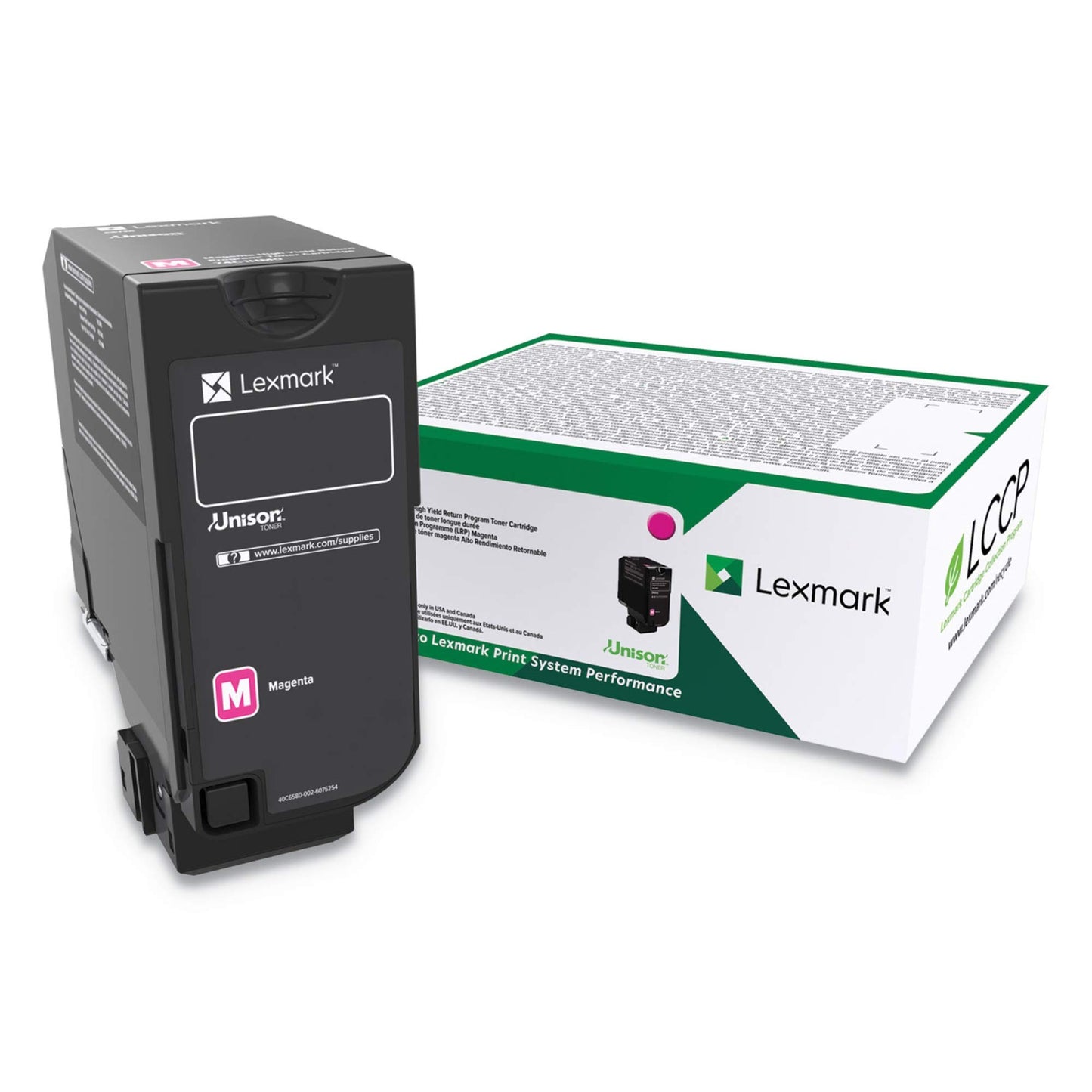Lexmark High Yield Magenta Return Program Toner Cartridge for US Government, 16000 Yield (84C0HMG)