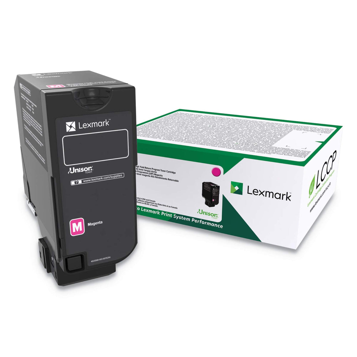 Lexmark High Yield Magenta Return Program Toner Cartridge for US Government, 16000 Yield (84C0HMG)