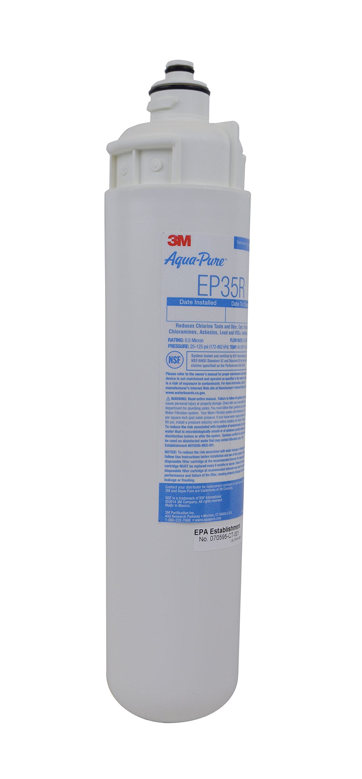 3M EP35R Under Sink Water Filter Cartridge Bundle