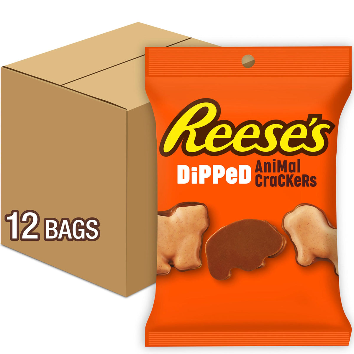 REESE'S Dipped Animal Crackers 4.25 oz (12 Pack)