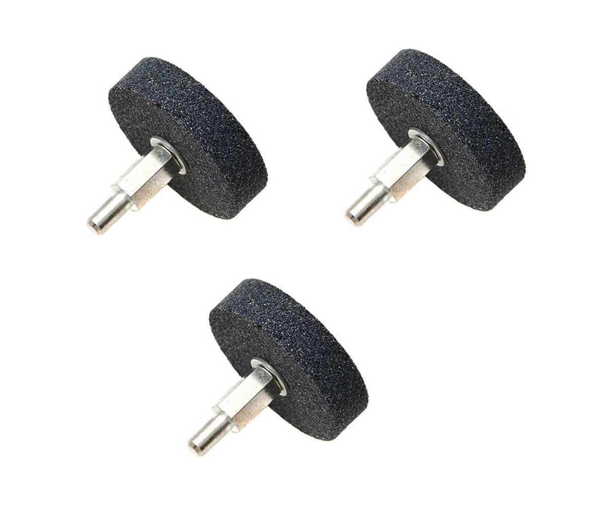 Forney 60053 Mounted Grinding Stone 2x0.5in 3-Pack