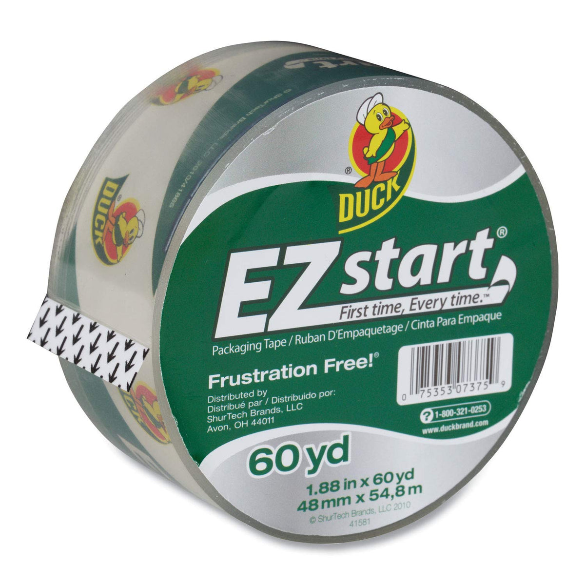 Duck EZ Start Packing Tape 60yd