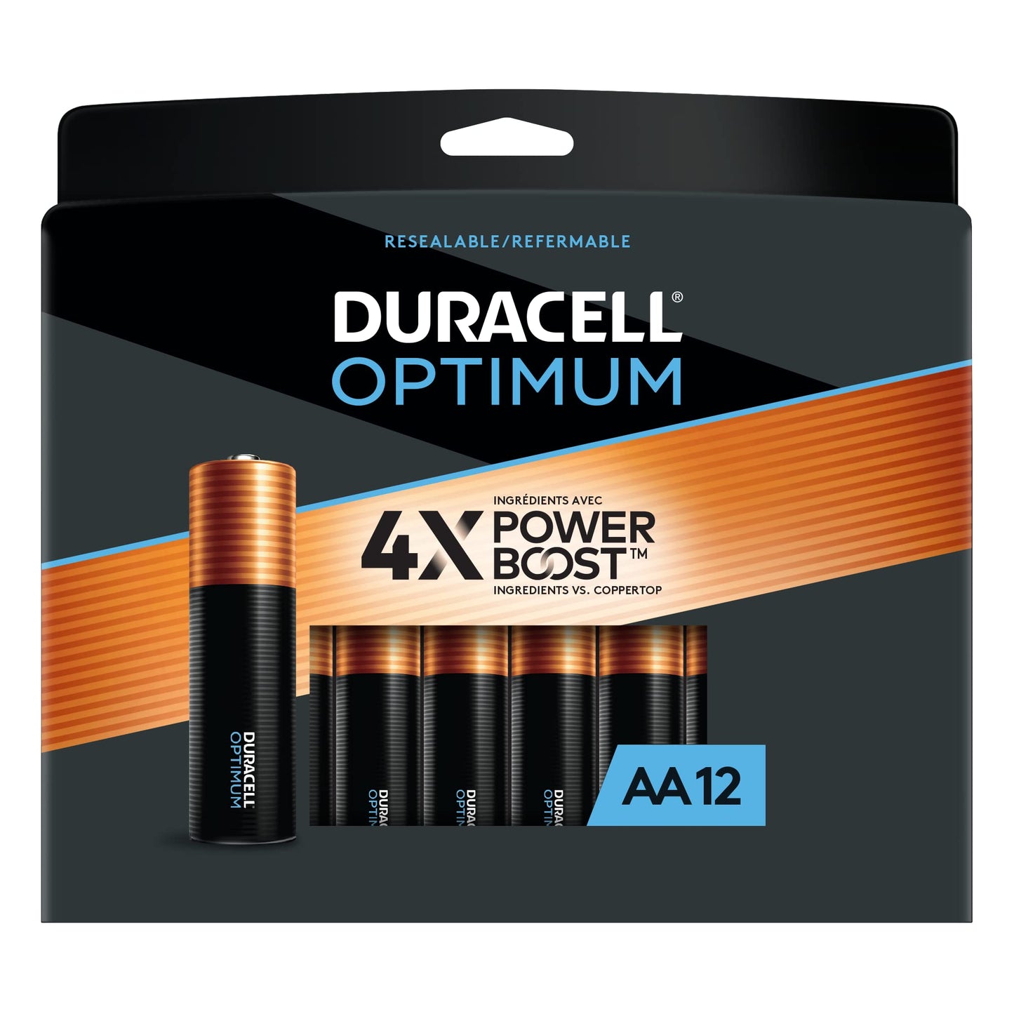 Duracell Optimum AA Batteries 12-Pack