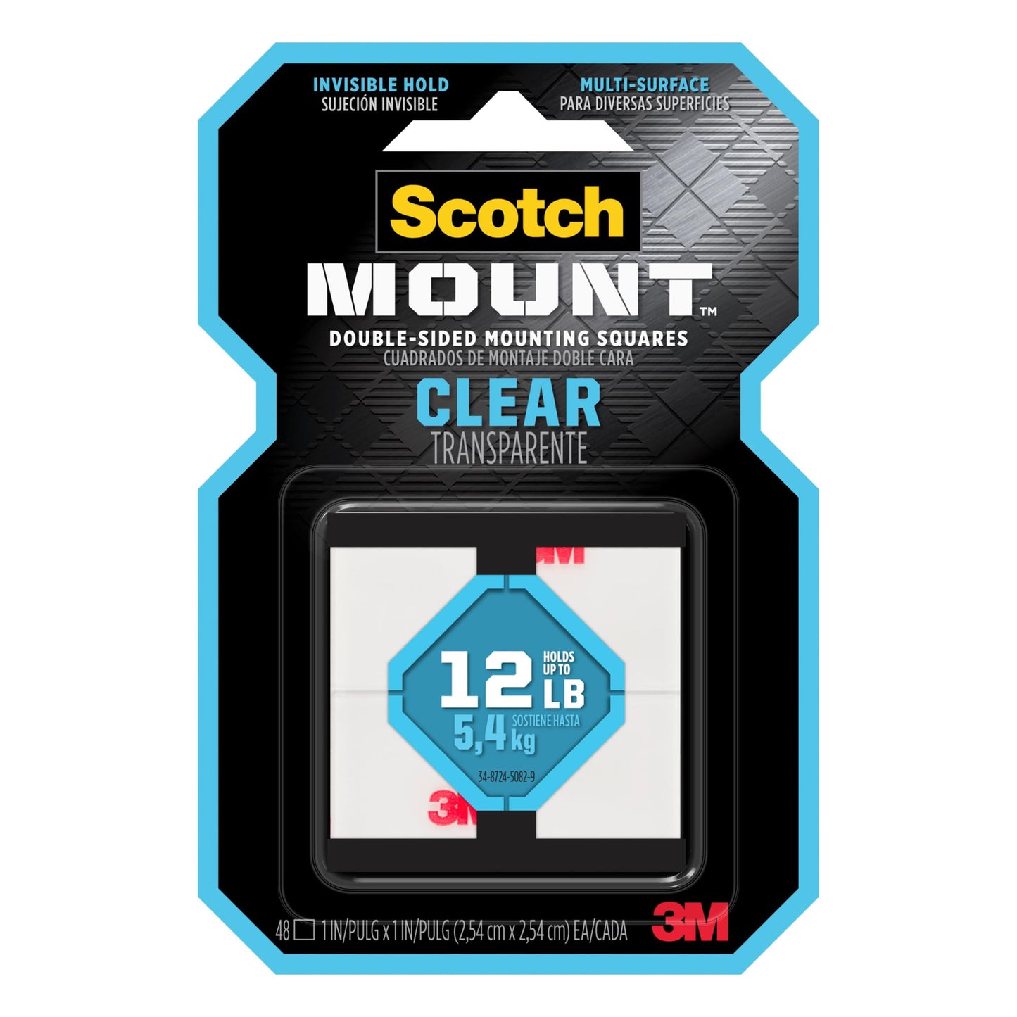 3M Scotch-Mount Clear Double-Sided Tape
