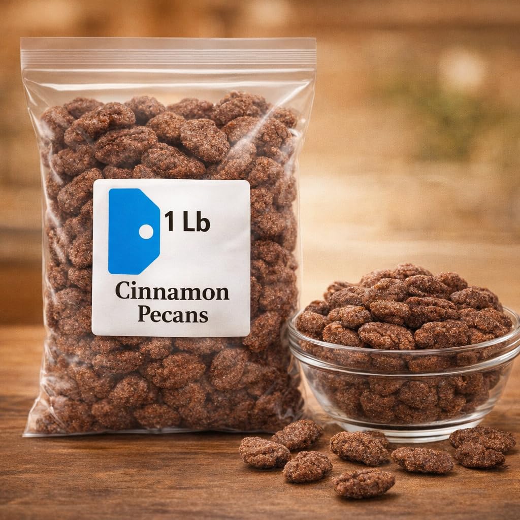 Jonny Cinnamon Pecans 10lb Gourmet Snack