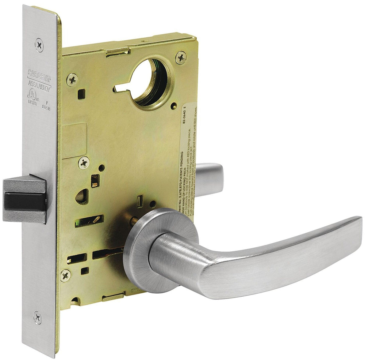 Heavy Duty Mortise Lockset, Lever, Passage