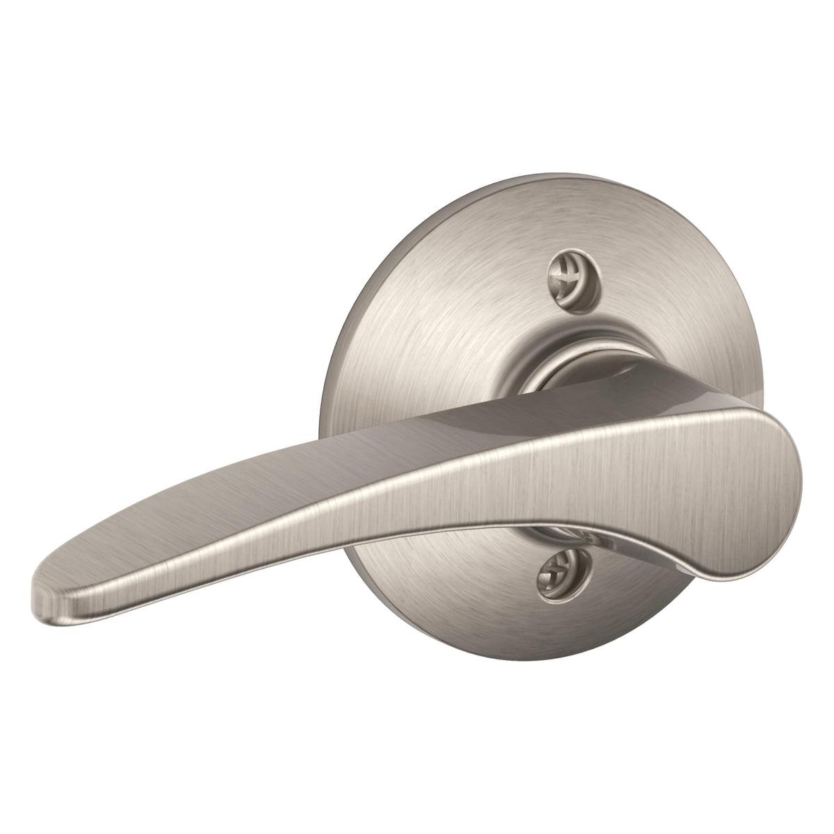 Manhattan Left Handed Lever with Century Trim Non-Turning Lock, Satin Nickel (F170 MNH 619 CEN LH)