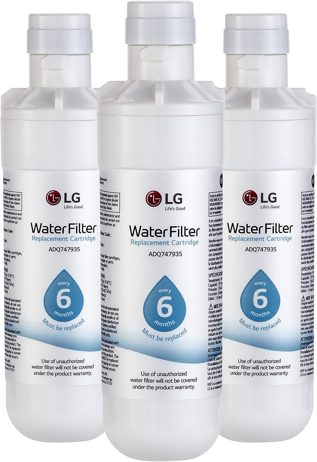LG Replacement for LG® LT1000P Water Filter (3 Pack)