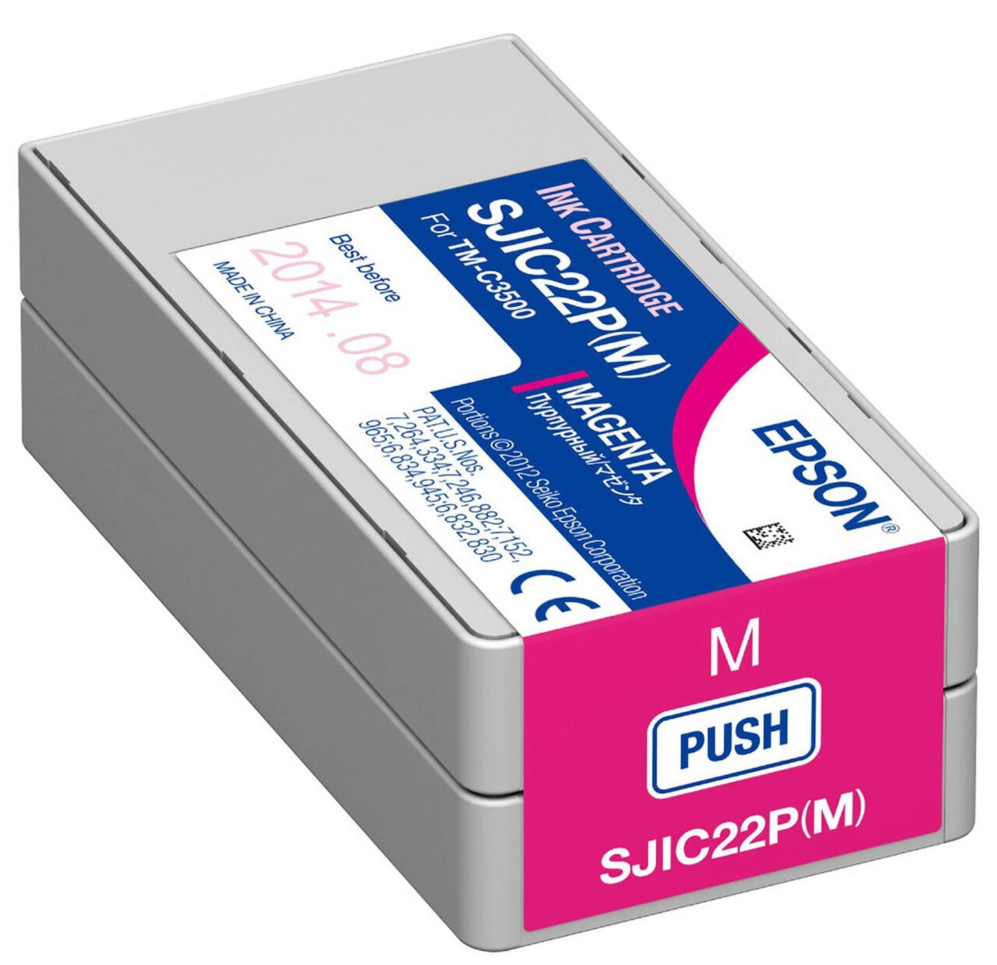 EPSON SJIC22P Magenta Ink Cartridge TM-C3500