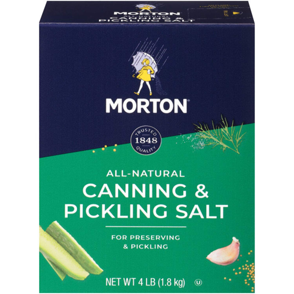 Morton Canning and Pickling Salt 4 Lb Box