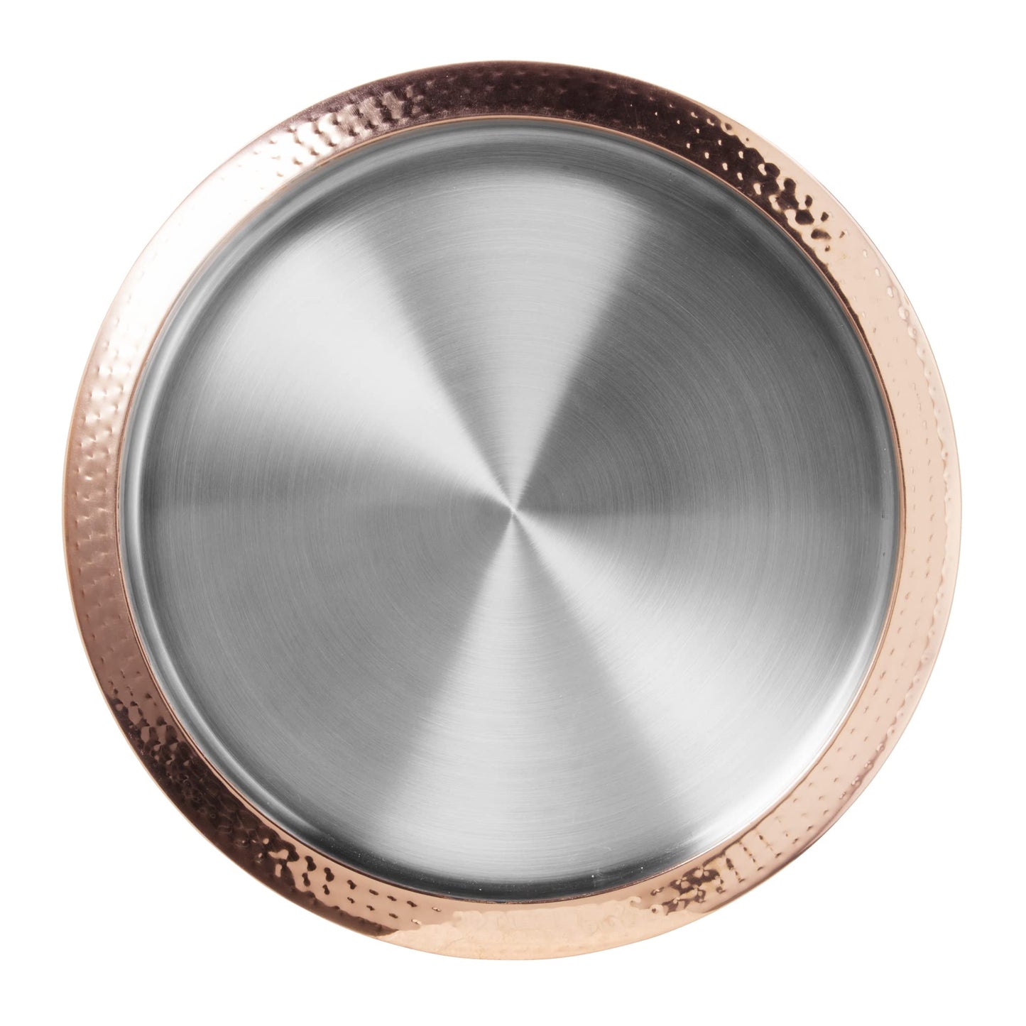 OGGI SERVING TRAY, COPPER,14"D