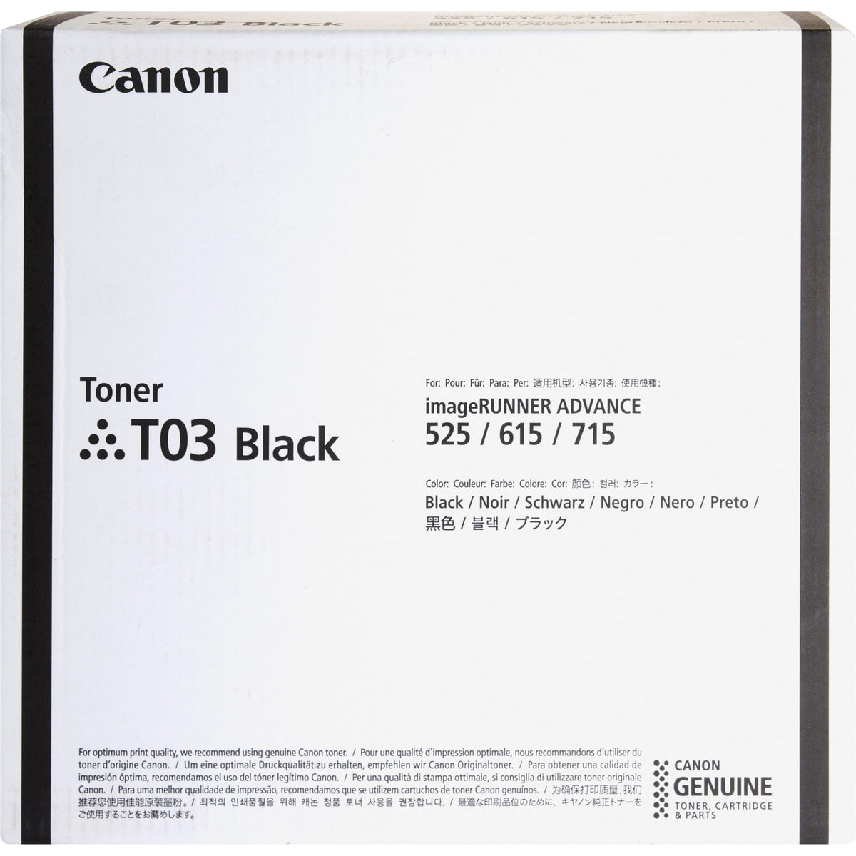 Canon Toner Black Pages 51.500, 2725C001 (Pages 51.500 T03)