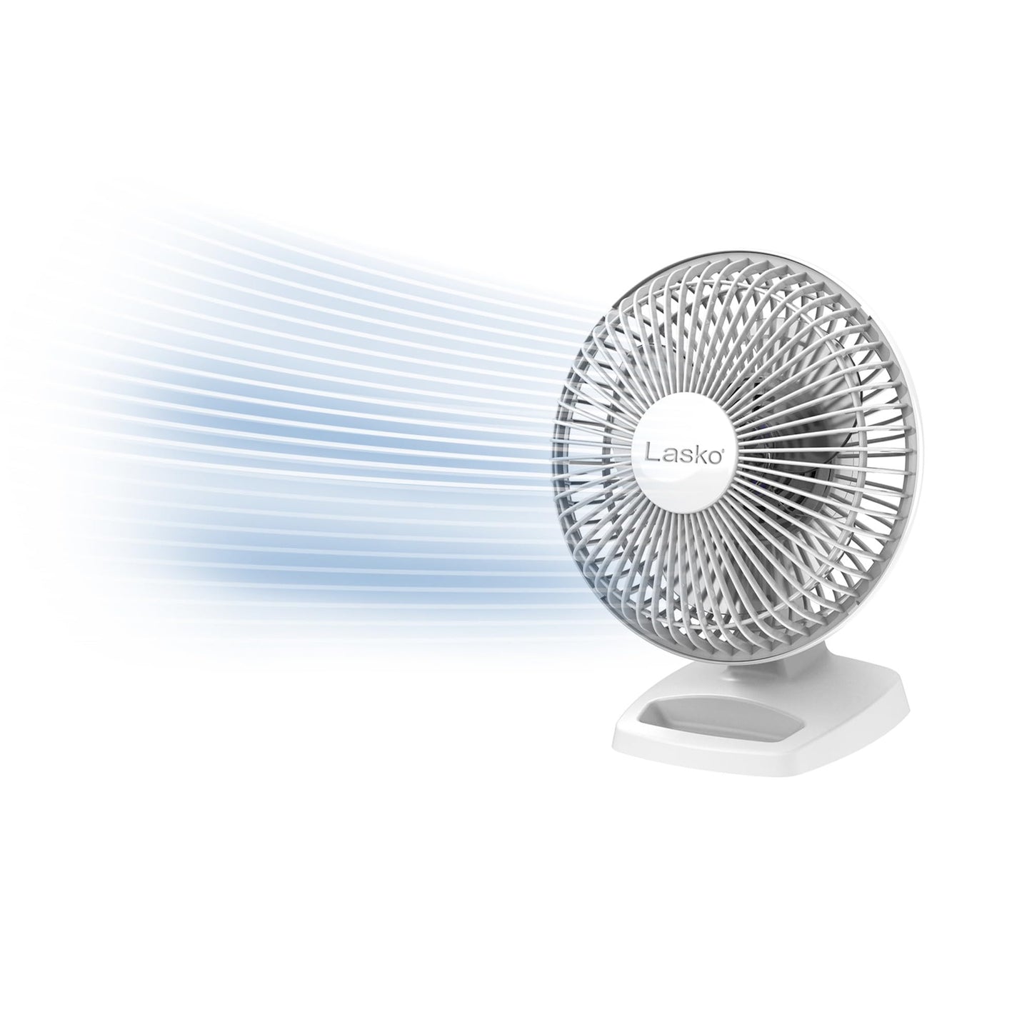 Lasko 2002W Personal Table Fan 6" White