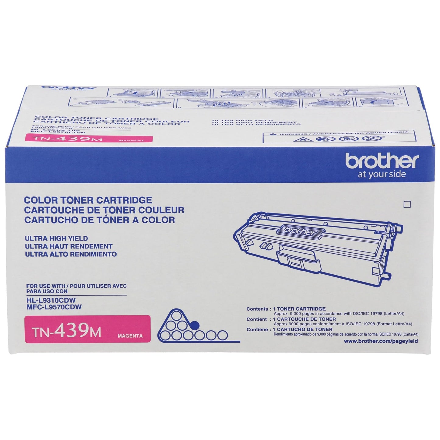 Brother TN-439M Magenta Ultra High-Yield Toner