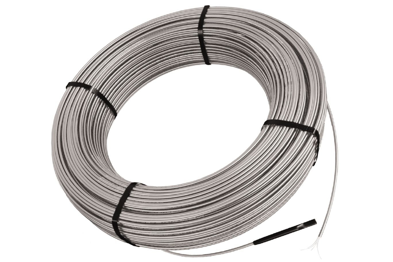 Schluter Ditra-Heat-E-HK Electric Floor Heating Cable Kit with Temperature Sensors - Ideal for Interior Tile Floors - Minimal EMF, Twisted Pair Cables, 240V, 339.4 Feet - DHEHK240103
