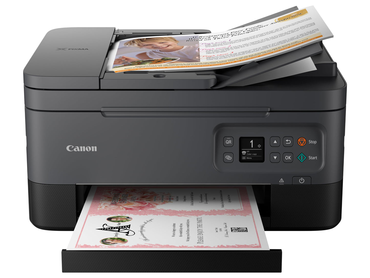 Canon PIXMA TR7620a Wireless All-in-One Inkjet Printer - Black 4452C023
