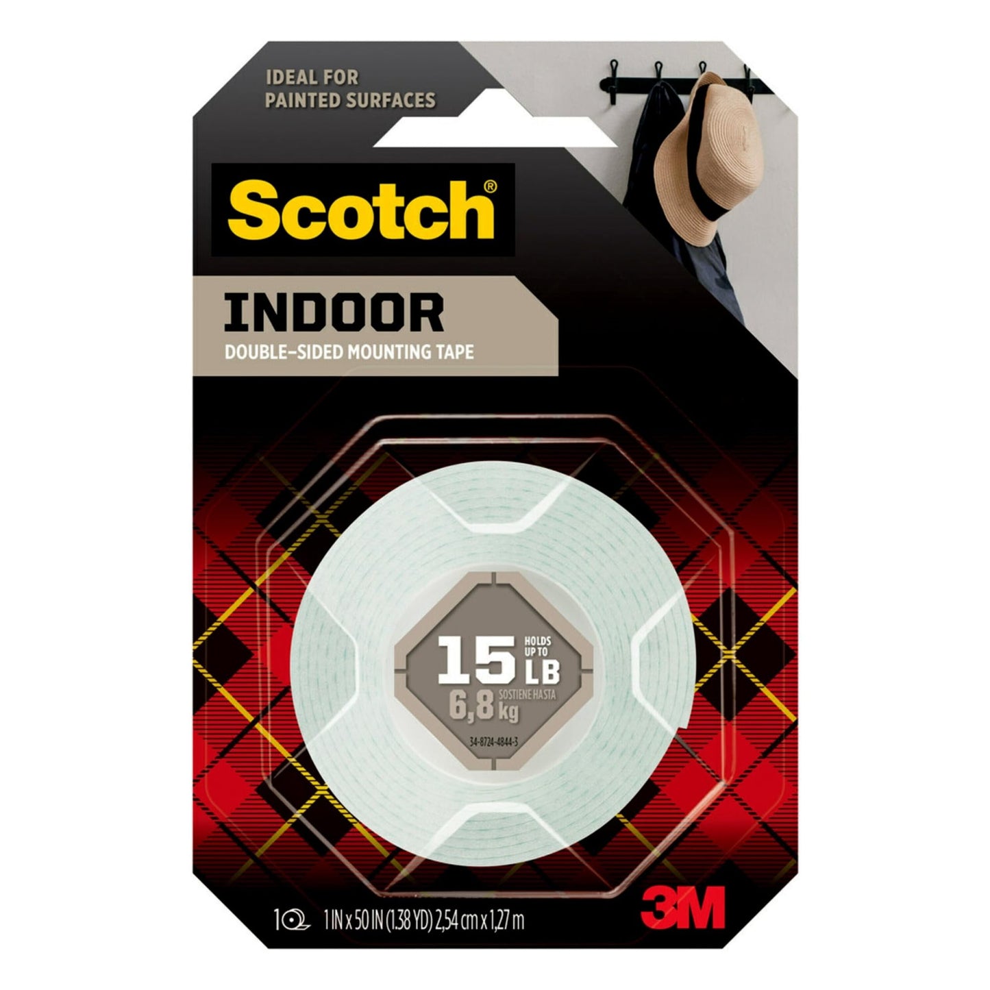 3M Heavy Duty Mounting Tape, 1-Inch by 50-Inch