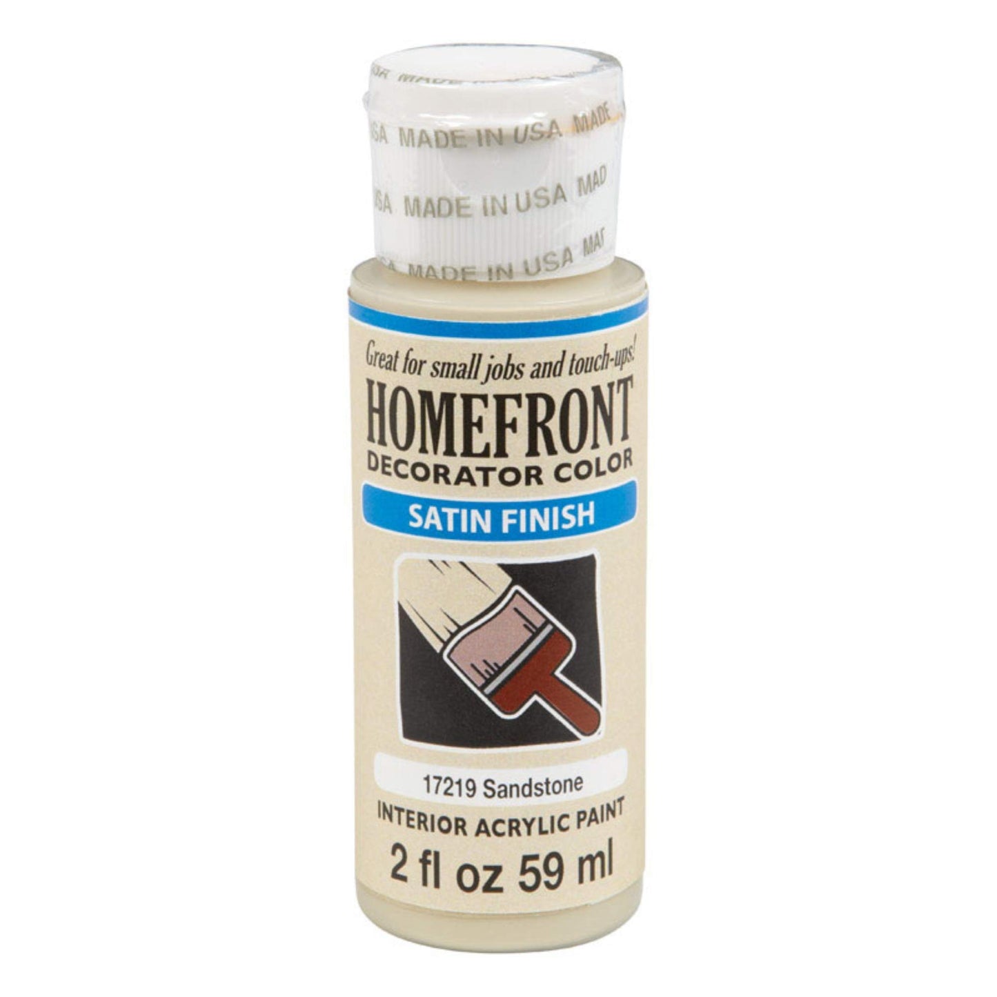 Homefront Decorator Interior Satin Acrylic Paint 2oz